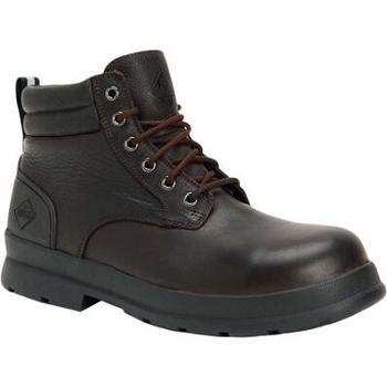 Muck Boot Chore Farm Leather Comp Toe Chelsea Men's Farm & Yard Brown | US_N1387