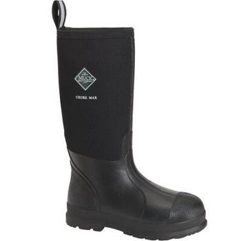 Muck Boot Chore Max Plain Toe Men's Work & Safety Black | US_XC8555