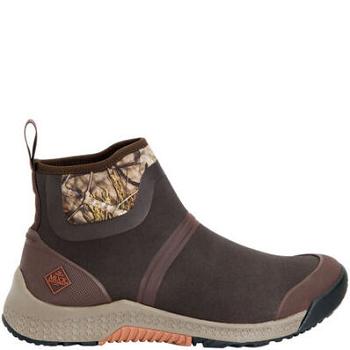 Muck Boot Mossy Oak Outscape Chelsea Slip On Men's Lifestyle Brown | US_CG7744