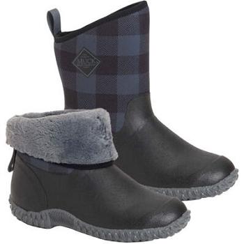 Muck Boot Muckster II Mid - Plaid Women's Lifestyle Pink | US_VV1525