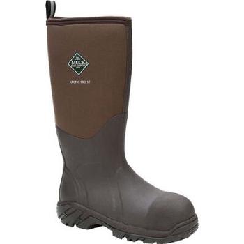 Muck Boot Steel Toe Arctic Pro Insulated Men's Tall Boot Brown | US_IM9149